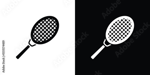 Racquet icon. Design for website and mobile apps.
