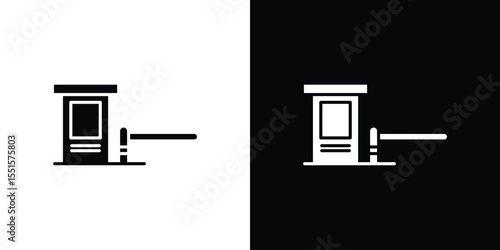 Road toll icon. Design for website and mobile apps.