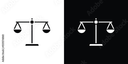 Scale icon vector, Symbol, logo illustrations