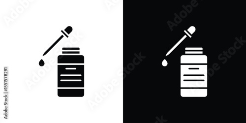 Serum icon vector, Symbol, logo illustrations
