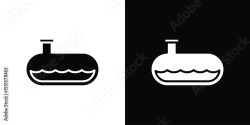 Sewerage tank icon. Design for website and mobile apps.