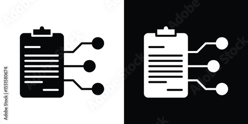 Smart contract icon. Design for website and mobile apps.