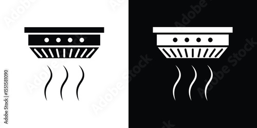 Smoke detector icon. Design for website and mobile apps.