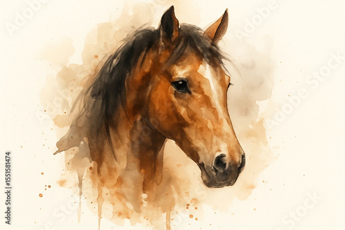 portrait of a horse