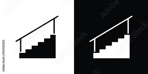 Stairs icon. Design for website and mobile apps.