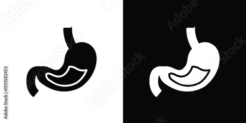 Stomach icon vector, Symbol, logo illustrations
