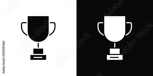 Trophy icon. Design for website and mobile apps.