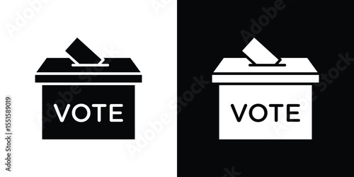 Voting icon vector, Symbol, logo illustrations