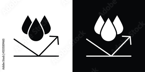 Waterproof icon vector, Symbol, logo illustrations