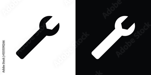 Wrench icon. Design for website and mobile apps.