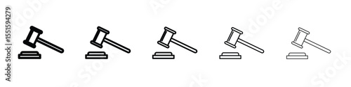 Auction icon vector, Symbol, logo illustrations