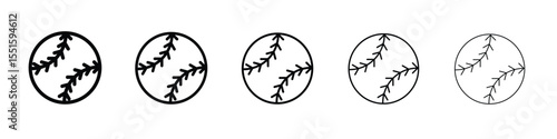 Baseball icon vector, Symbol, logo illustrations