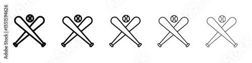 Baseball icon. Design for website and mobile apps.