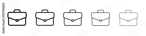 Briefcase icon. Design for website and mobile apps.
