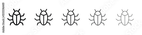 Bugs icon vector, Symbol, logo illustrations