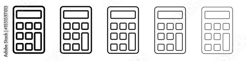 Calculator icon. Design for website and mobile apps.