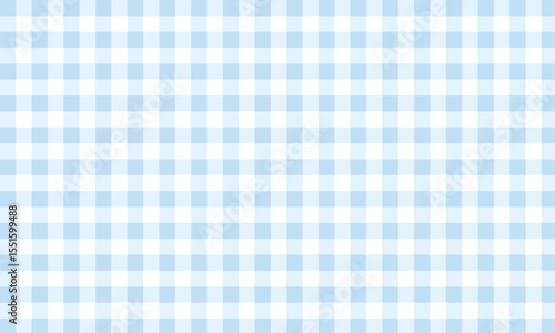 Light blue gingham checkered seamless pattern with soft pastel tones. Perfect for textile design, backgrounds, packaging, and crafting projects with a clean and minimal aesthetic.