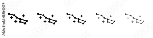 Constellation icon vector, Symbol, logo illustrations