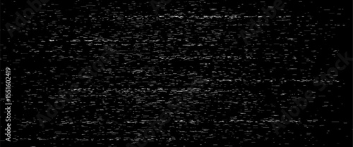 Glitchy CCTV monitor display with digital noise filter effect - camera feed showing corrupted video signal, static interference patterns, security system malfunction screen for cyberpunk designs.