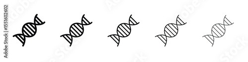 DNA icon. Design for website and mobile apps.