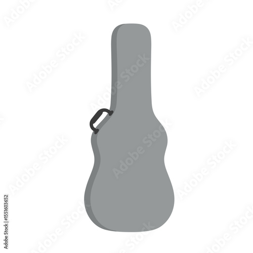 Grey Acoustic Guitar Gig Bag with Side Handle.