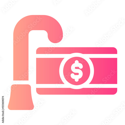 pension gradient icon