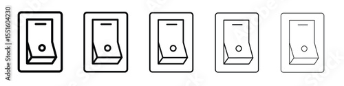 Electric switch icon vector, Symbol, logo illustrations