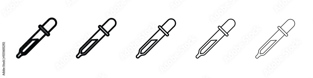 Eye dropper half icon vector, Symbol, logo illustrations Eye dropper half icon vector, Symbol, logo illustrations