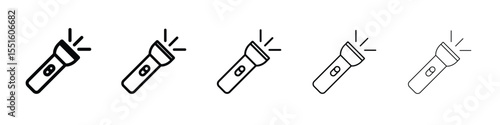 Flashlight icon vector, Symbol, logo illustrations
