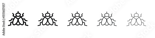 Fly insect icon vector, Symbol, logo illustrations