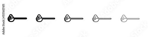 full spoon icon vector, Symbol, logo illustrations
