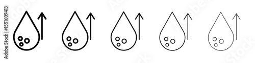 High cholesterol icon vector, Symbol, logo illustrations