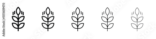 High fiber food icon vector, Symbol, logo illustrations