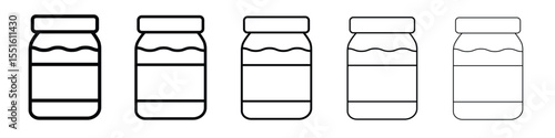 Jam icon vector, Symbol, logo illustrations