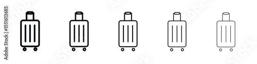 Luggage icon vector, Symbol, logo illustrations