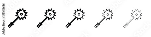 Mace icon vector, Symbol, logo illustrations