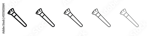 Makeup brush icon vector, Symbol, logo illustrations