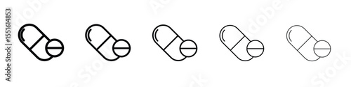 Medicine pills icon vector, Symbol, logo illustrations