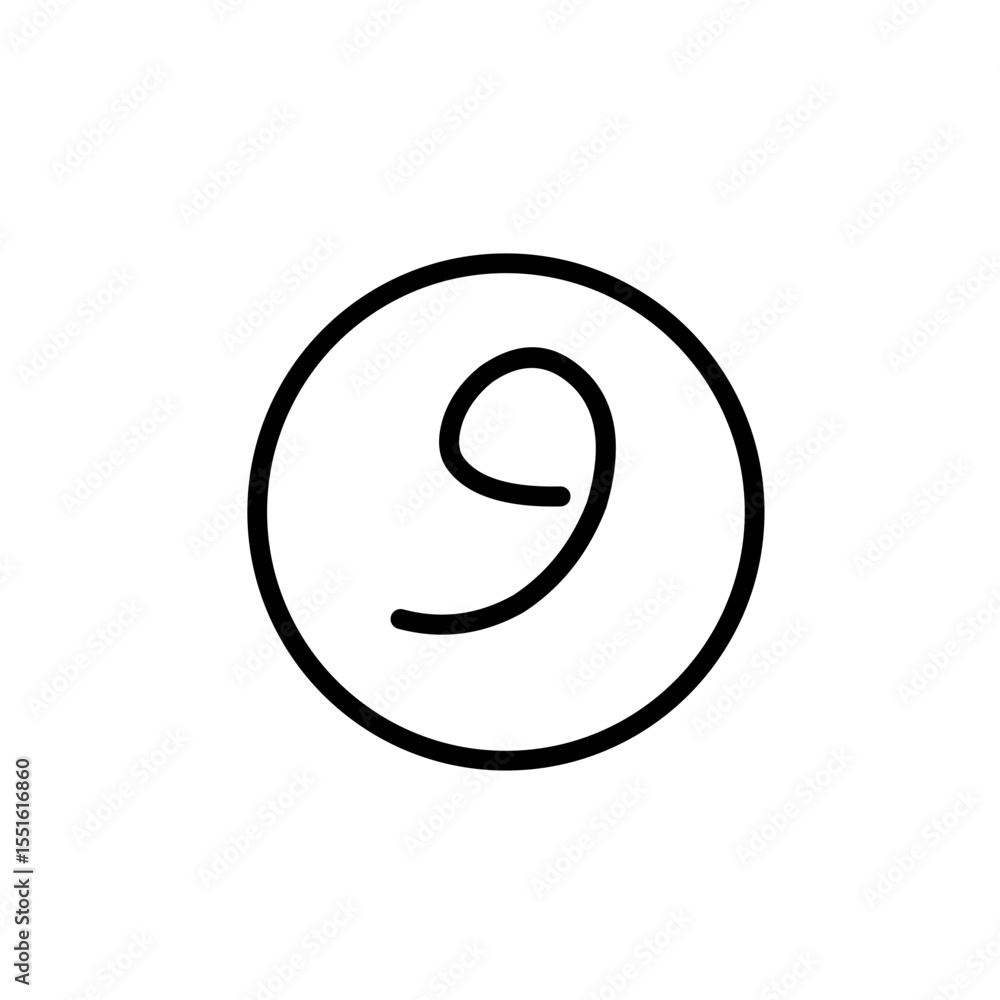 Math numbers doodle hand drawn icon Math numbers doodle hand drawn icon