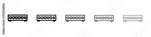 Network switch icon vector, Symbol, logo illustrations