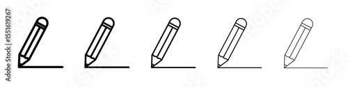 Pencil icon. Design for website and mobile apps.