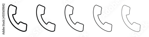 Phone call icon vector, Symbol, logo illustrations