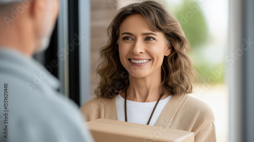 Free Download Warm Package Delivery at Home Doorstep - GFXLoad