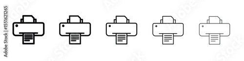 Print icon vector, Symbol, logo illustrations