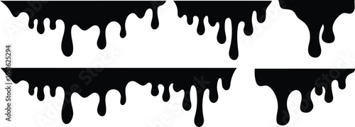Drip Art Collection Vibrant Liquid Paint EffectsDrip Art Collection - Vibrant Liquid Paint Effects variety of vibrant liquid paint effect. Vector 10 eps.	