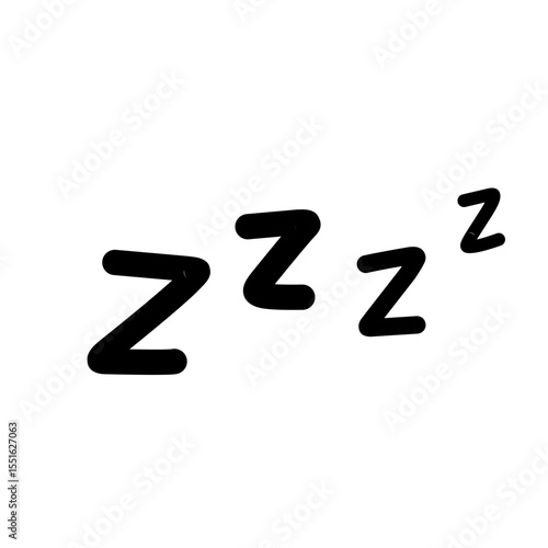 ZZZZ sleeping doodle icon 