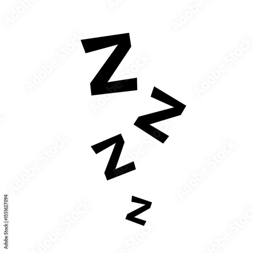 ZZZZ sleeping doodle icon 