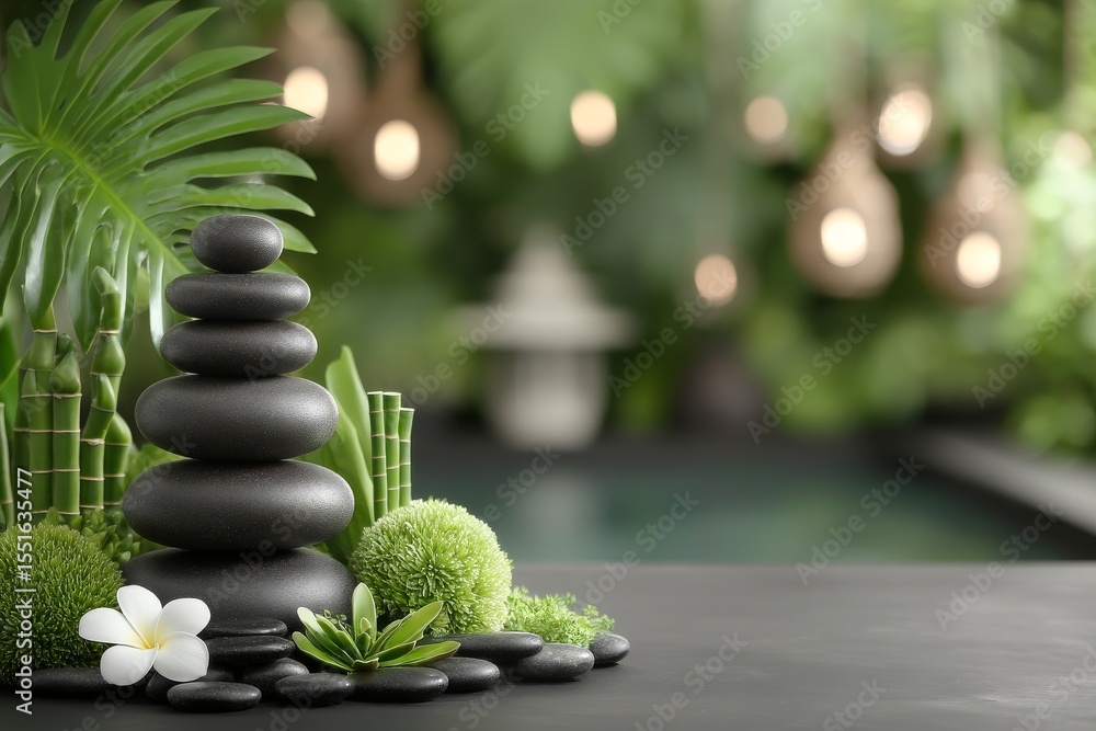 Obraz premium Finding solace in the gentle fusion of physical exercise and spiritual practice