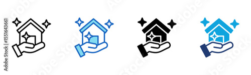 Technician icon Multi Style Vector Illustration