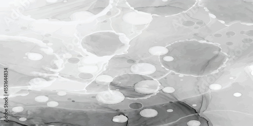 Soft White and Pale Gray Watercolor Background Inspired by Overcast Sky and Gentle Cloud Movements. Cloudy White Watercolor Sky Background with Soft Gray Washes and Airy Abstract Texture